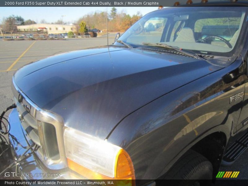Black / Medium Graphite 2000 Ford F350 Super Duty XLT Extended Cab 4x4 Dually