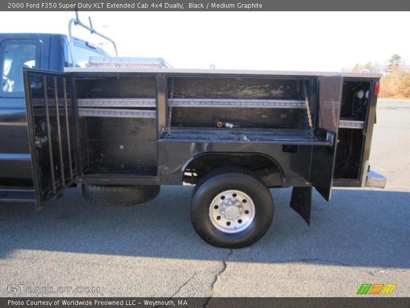 Black / Medium Graphite 2000 Ford F350 Super Duty XLT Extended Cab 4x4 Dually