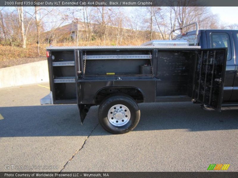 Black / Medium Graphite 2000 Ford F350 Super Duty XLT Extended Cab 4x4 Dually