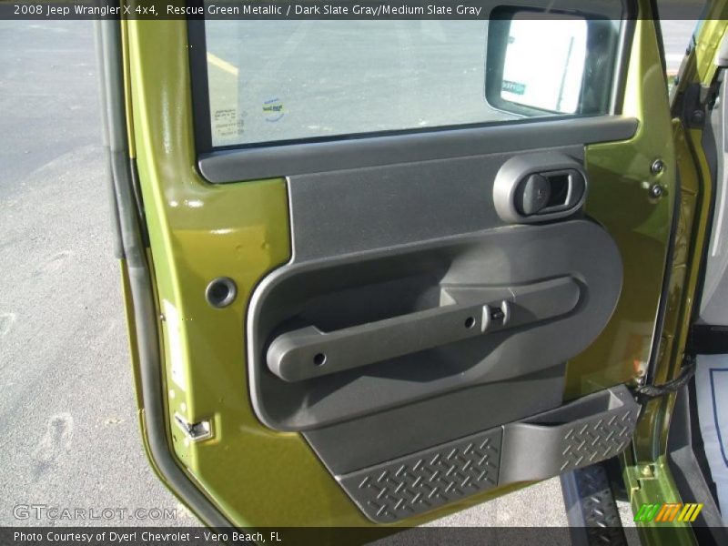 Rescue Green Metallic / Dark Slate Gray/Medium Slate Gray 2008 Jeep Wrangler X 4x4