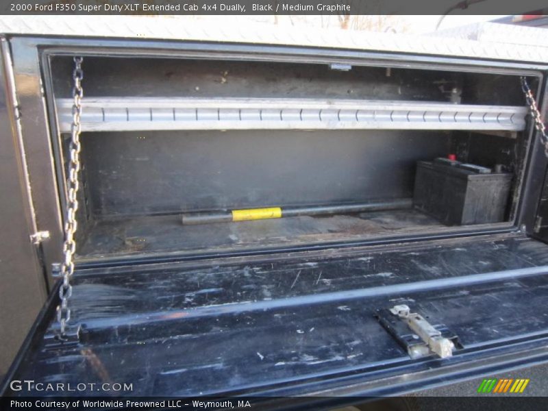 Black / Medium Graphite 2000 Ford F350 Super Duty XLT Extended Cab 4x4 Dually
