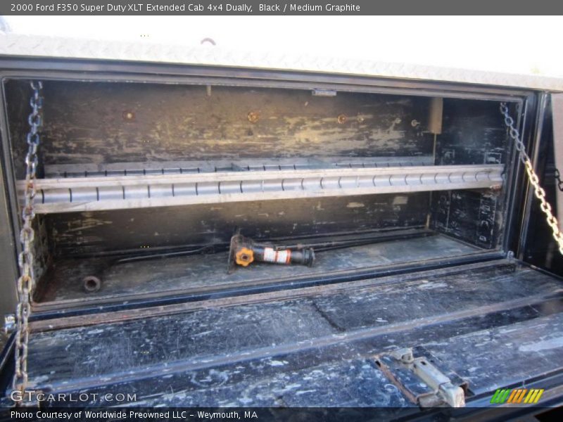 Black / Medium Graphite 2000 Ford F350 Super Duty XLT Extended Cab 4x4 Dually