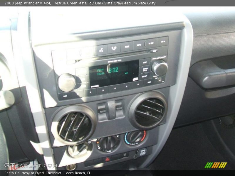 Rescue Green Metallic / Dark Slate Gray/Medium Slate Gray 2008 Jeep Wrangler X 4x4