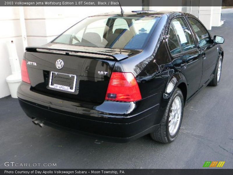Black / Black 2003 Volkswagen Jetta Wolfsburg Edition 1.8T Sedan