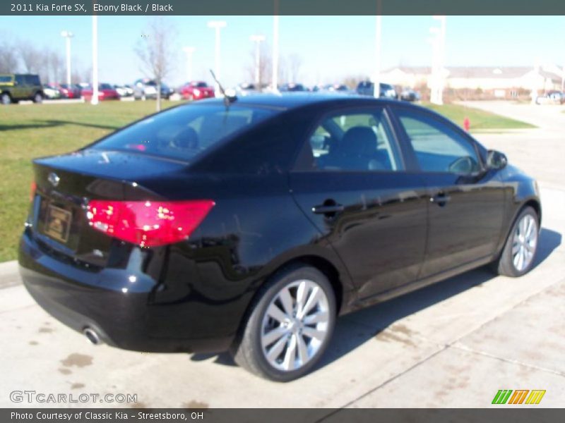 Ebony Black / Black 2011 Kia Forte SX