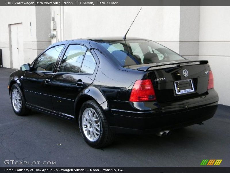 Black / Black 2003 Volkswagen Jetta Wolfsburg Edition 1.8T Sedan