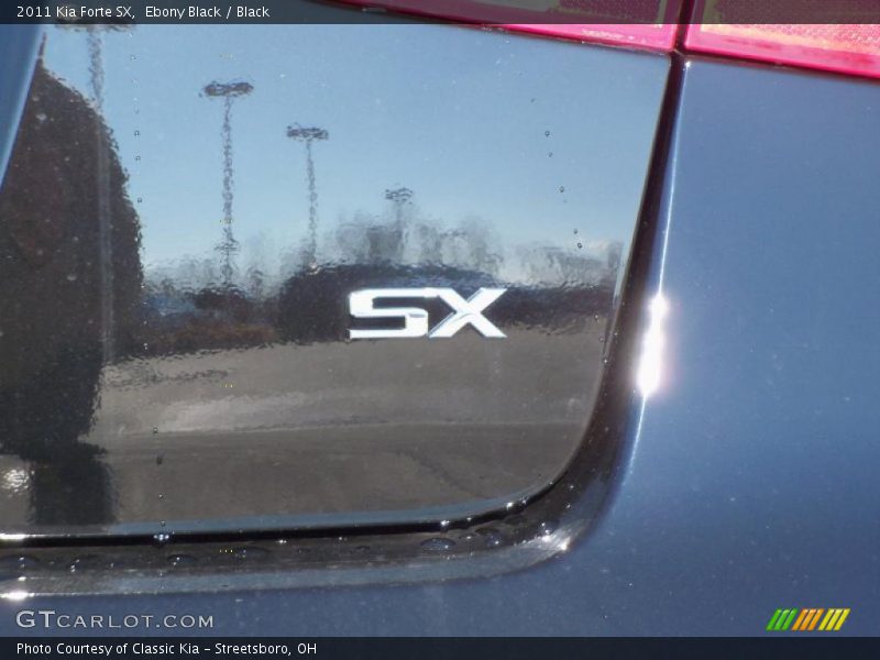 Ebony Black / Black 2011 Kia Forte SX