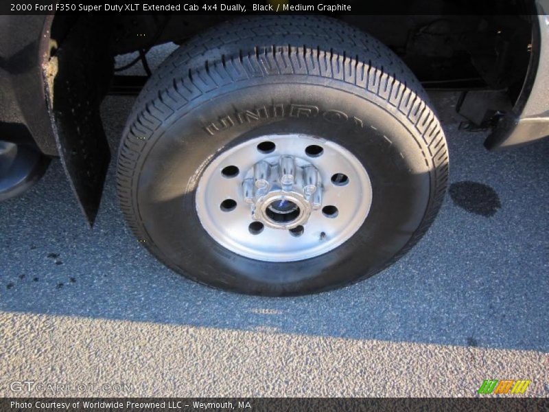 Black / Medium Graphite 2000 Ford F350 Super Duty XLT Extended Cab 4x4 Dually