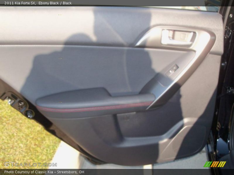 Ebony Black / Black 2011 Kia Forte SX