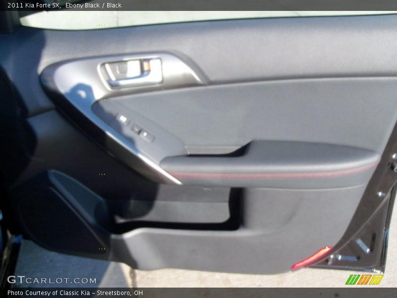 Ebony Black / Black 2011 Kia Forte SX