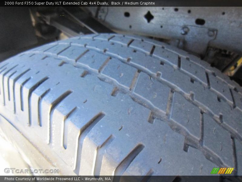 Black / Medium Graphite 2000 Ford F350 Super Duty XLT Extended Cab 4x4 Dually