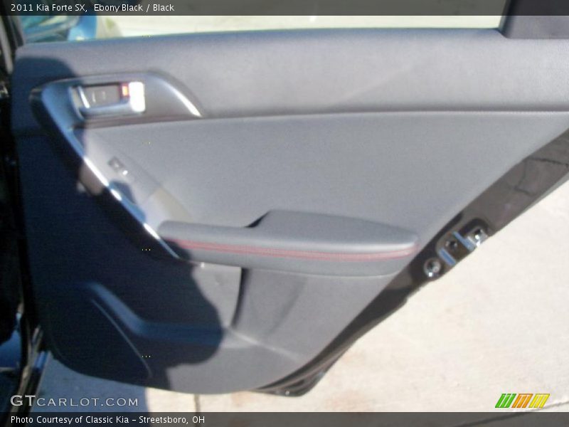 Ebony Black / Black 2011 Kia Forte SX