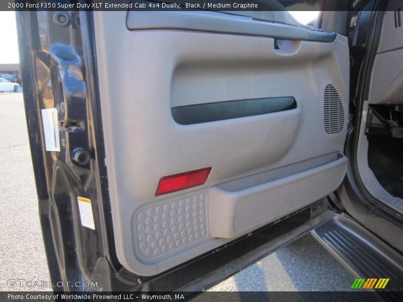 Black / Medium Graphite 2000 Ford F350 Super Duty XLT Extended Cab 4x4 Dually