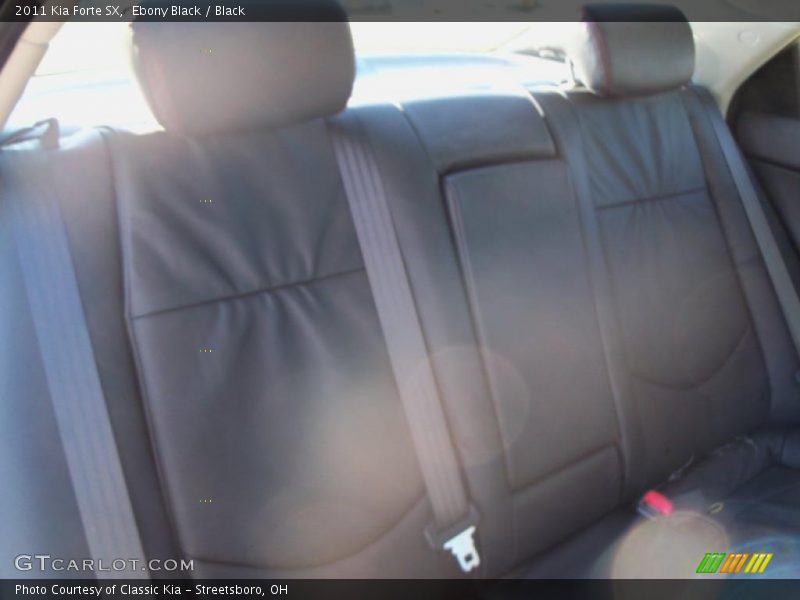 Ebony Black / Black 2011 Kia Forte SX