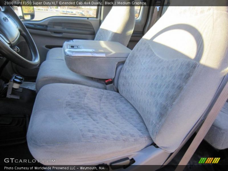 Black / Medium Graphite 2000 Ford F350 Super Duty XLT Extended Cab 4x4 Dually