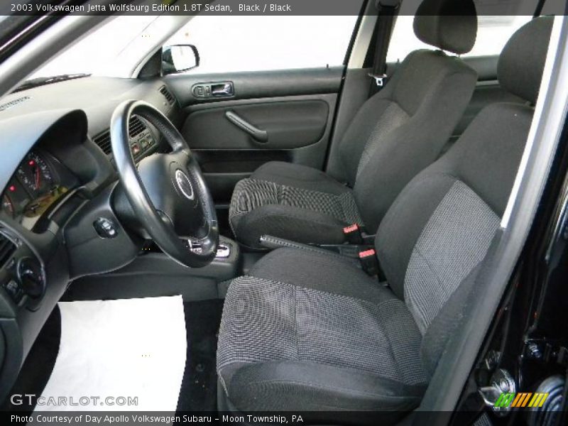  2003 Jetta Wolfsburg Edition 1.8T Sedan Black Interior