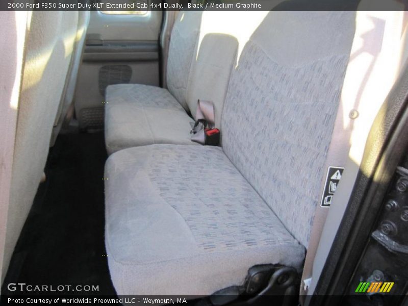 Black / Medium Graphite 2000 Ford F350 Super Duty XLT Extended Cab 4x4 Dually