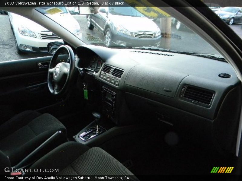 Black / Black 2003 Volkswagen Jetta Wolfsburg Edition 1.8T Sedan