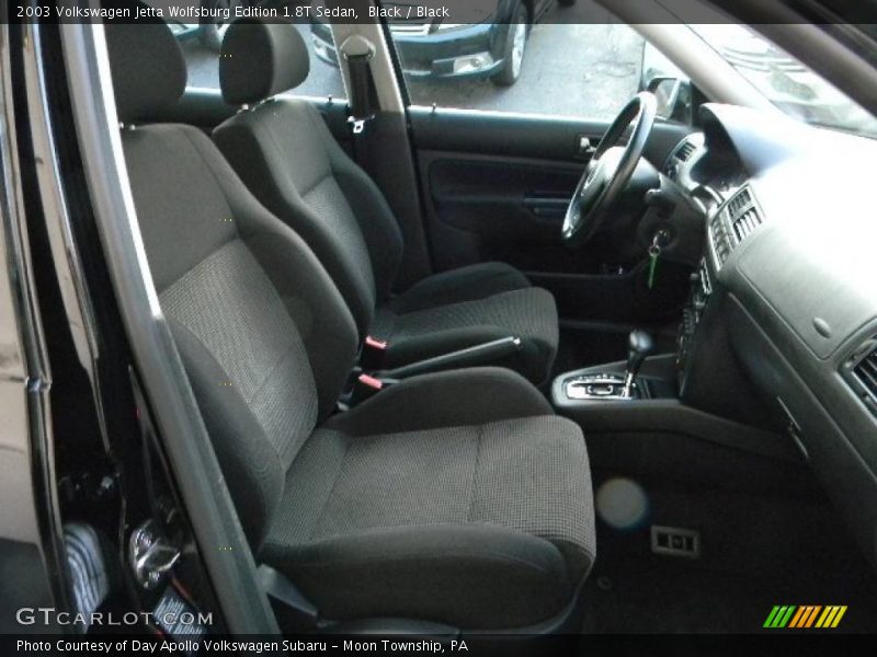 Black / Black 2003 Volkswagen Jetta Wolfsburg Edition 1.8T Sedan