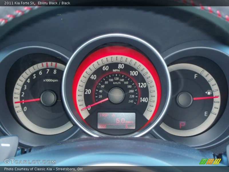 Ebony Black / Black 2011 Kia Forte SX