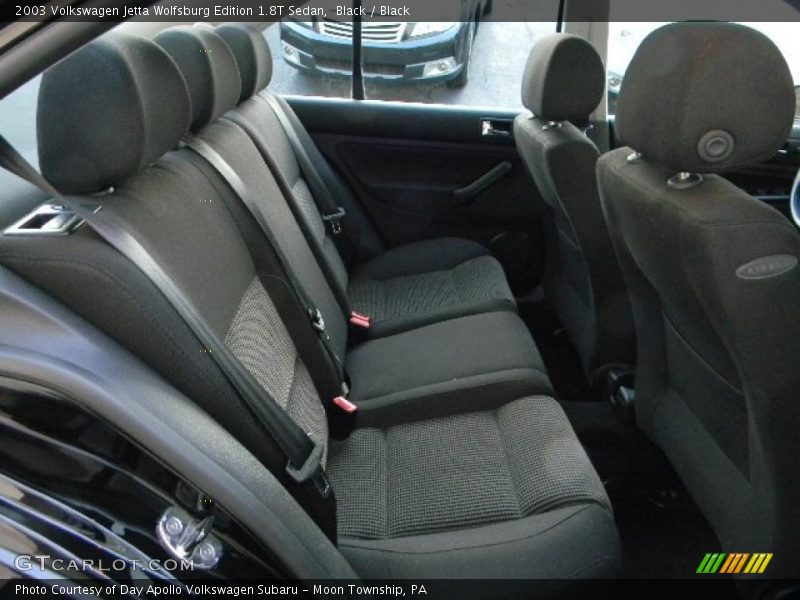 Black / Black 2003 Volkswagen Jetta Wolfsburg Edition 1.8T Sedan