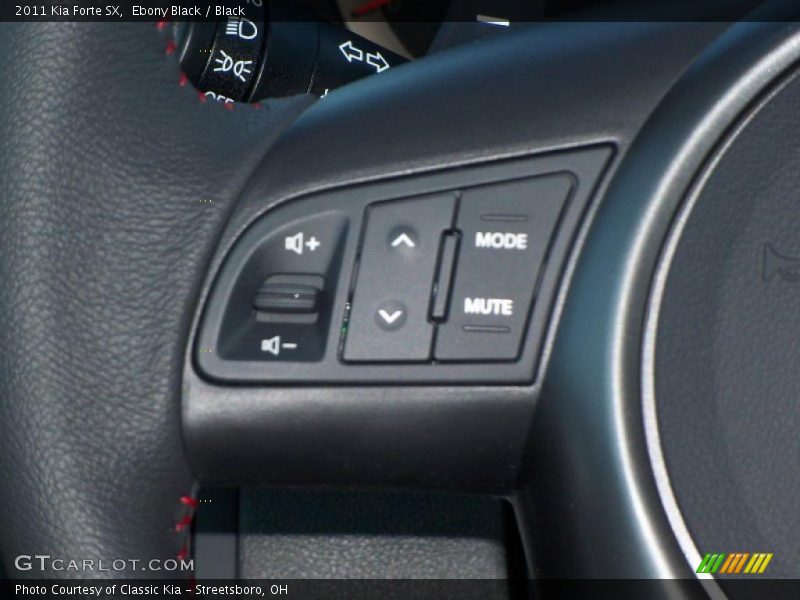 Ebony Black / Black 2011 Kia Forte SX