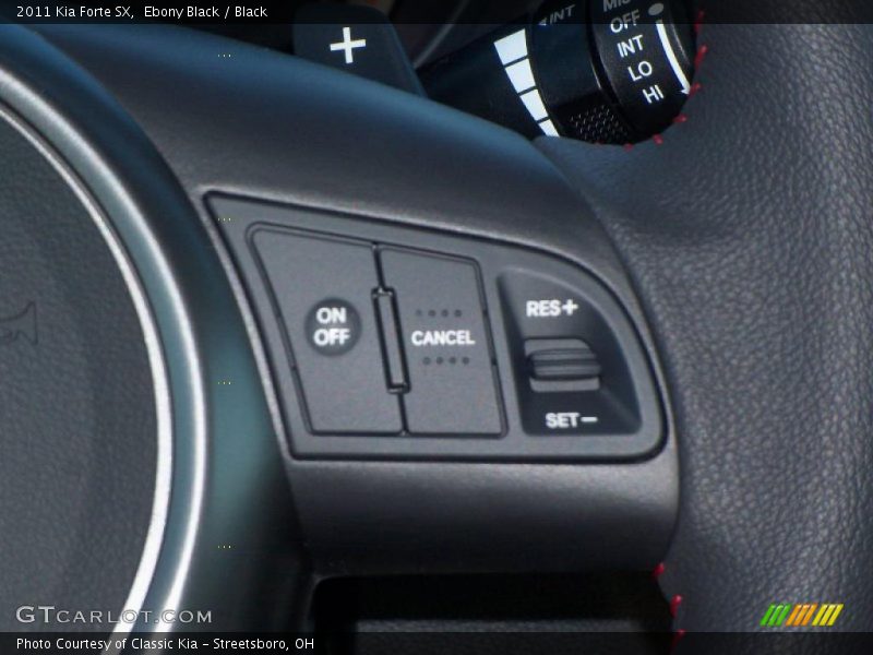 Ebony Black / Black 2011 Kia Forte SX