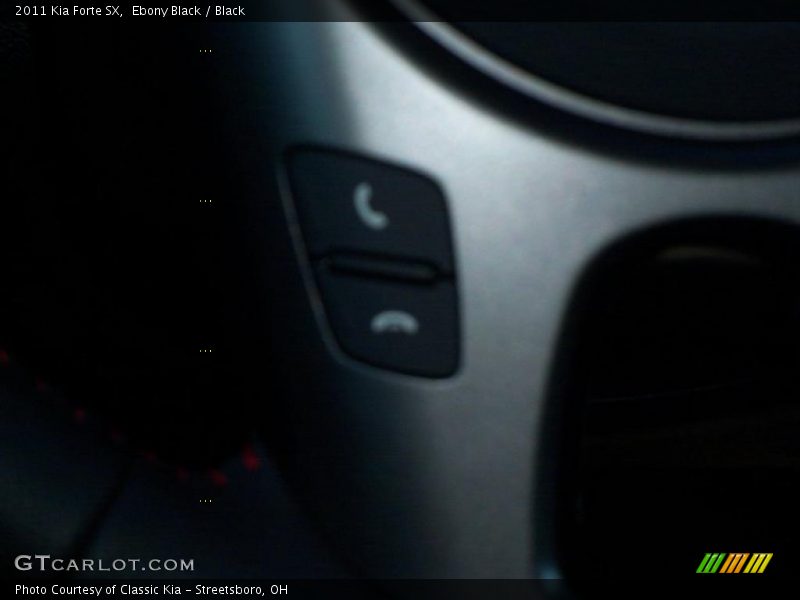 Ebony Black / Black 2011 Kia Forte SX