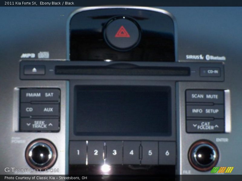 Ebony Black / Black 2011 Kia Forte SX