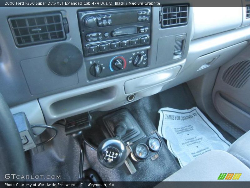 Black / Medium Graphite 2000 Ford F350 Super Duty XLT Extended Cab 4x4 Dually