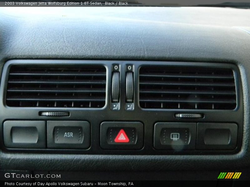 Black / Black 2003 Volkswagen Jetta Wolfsburg Edition 1.8T Sedan