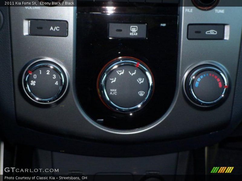 Ebony Black / Black 2011 Kia Forte SX