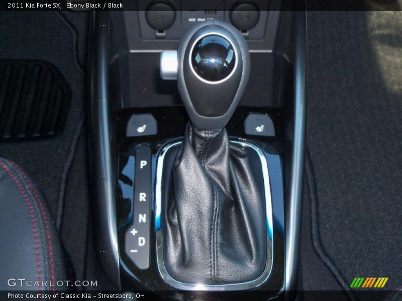 Ebony Black / Black 2011 Kia Forte SX