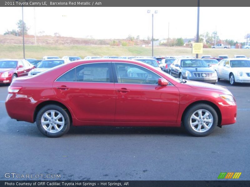 Barcelona Red Metallic / Ash 2011 Toyota Camry LE