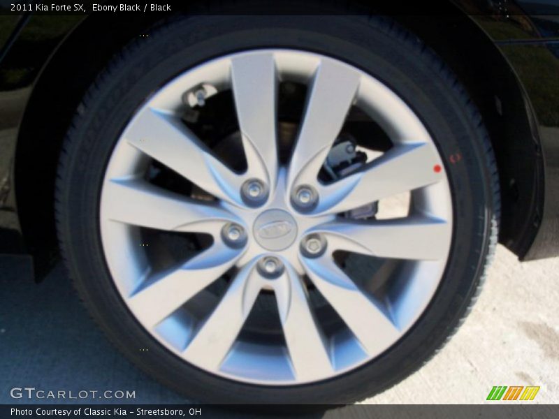 Ebony Black / Black 2011 Kia Forte SX