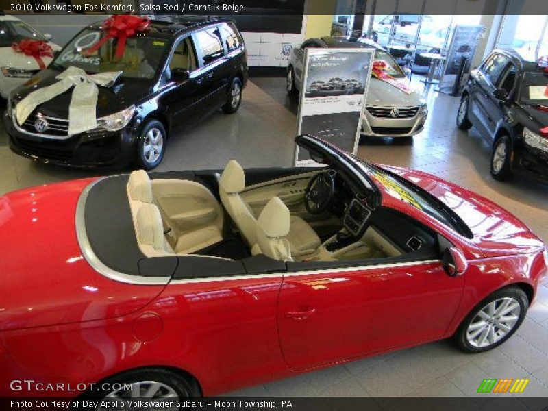 Salsa Red / Cornsilk Beige 2010 Volkswagen Eos Komfort
