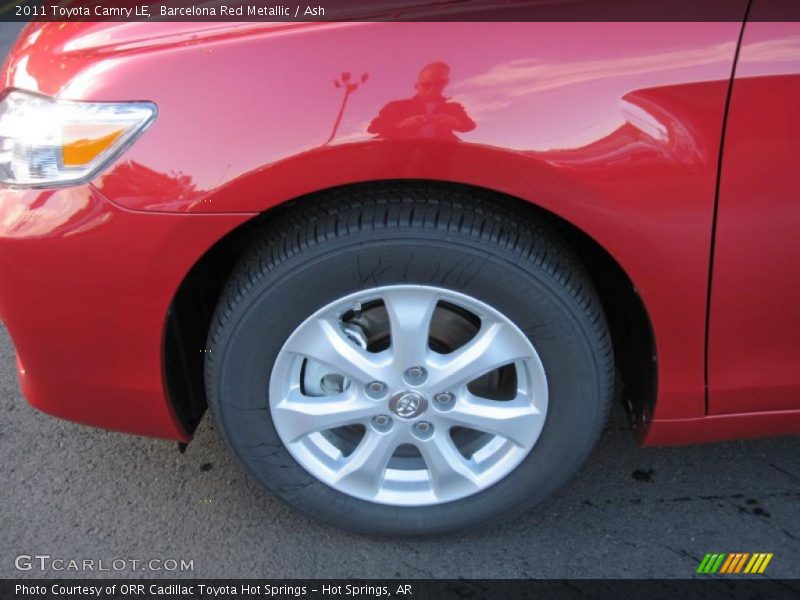 Barcelona Red Metallic / Ash 2011 Toyota Camry LE