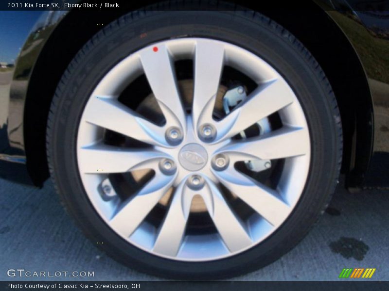 Ebony Black / Black 2011 Kia Forte SX