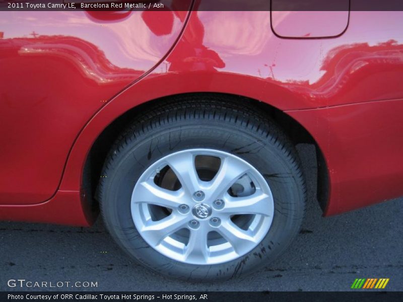 Barcelona Red Metallic / Ash 2011 Toyota Camry LE
