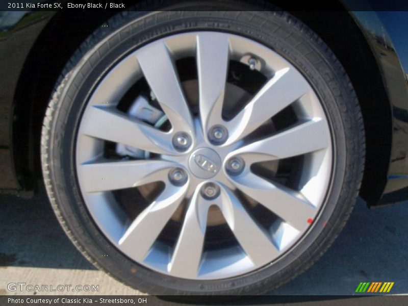 Ebony Black / Black 2011 Kia Forte SX