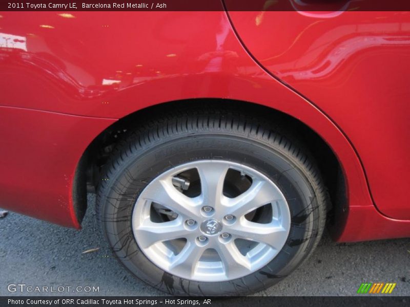 Barcelona Red Metallic / Ash 2011 Toyota Camry LE