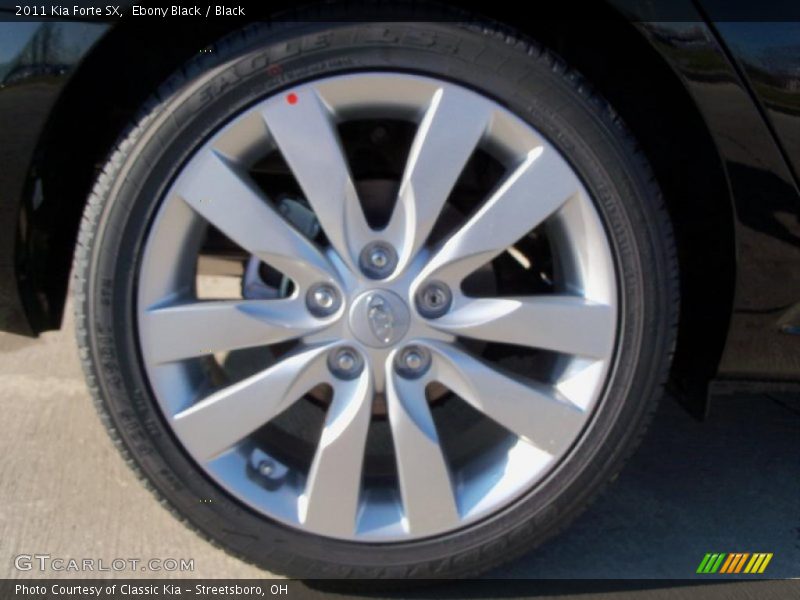 Ebony Black / Black 2011 Kia Forte SX