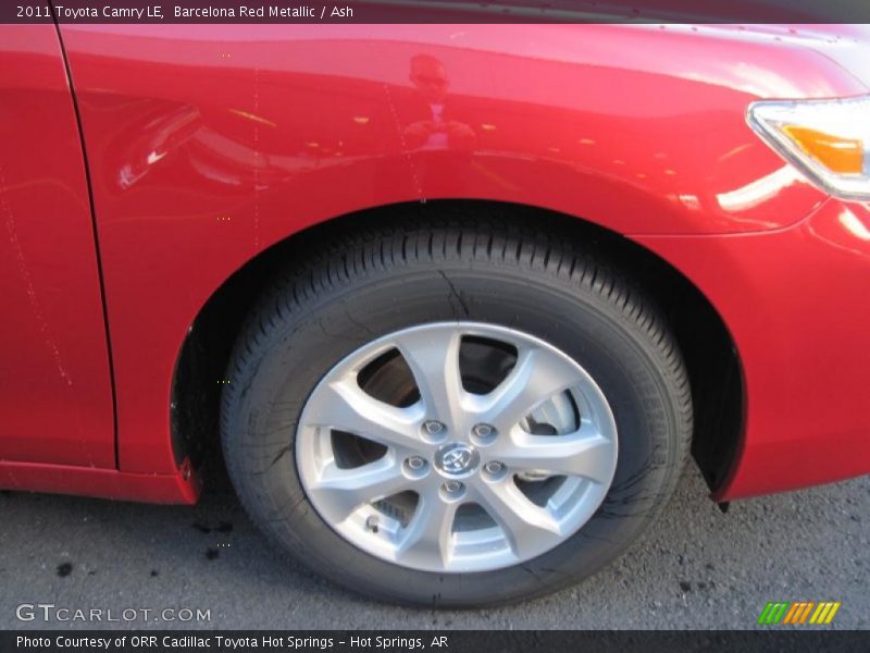Barcelona Red Metallic / Ash 2011 Toyota Camry LE