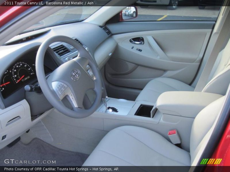 Barcelona Red Metallic / Ash 2011 Toyota Camry LE