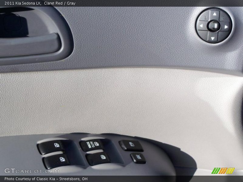 Claret Red / Gray 2011 Kia Sedona LX