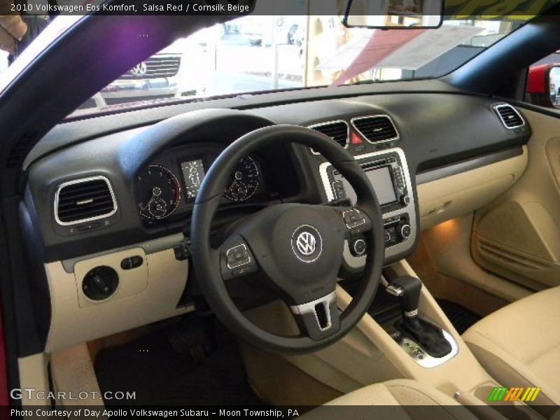 Salsa Red / Cornsilk Beige 2010 Volkswagen Eos Komfort