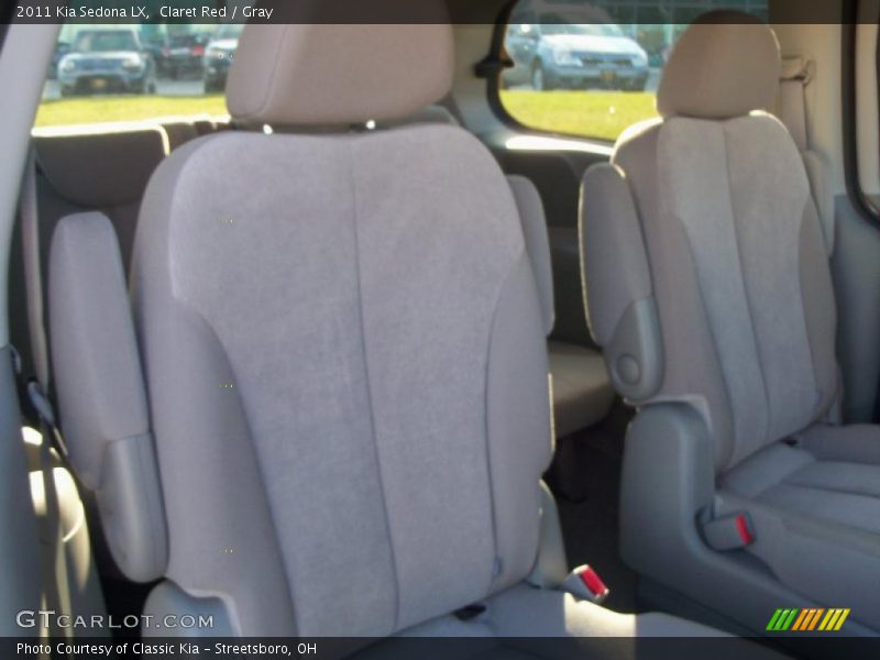 Claret Red / Gray 2011 Kia Sedona LX