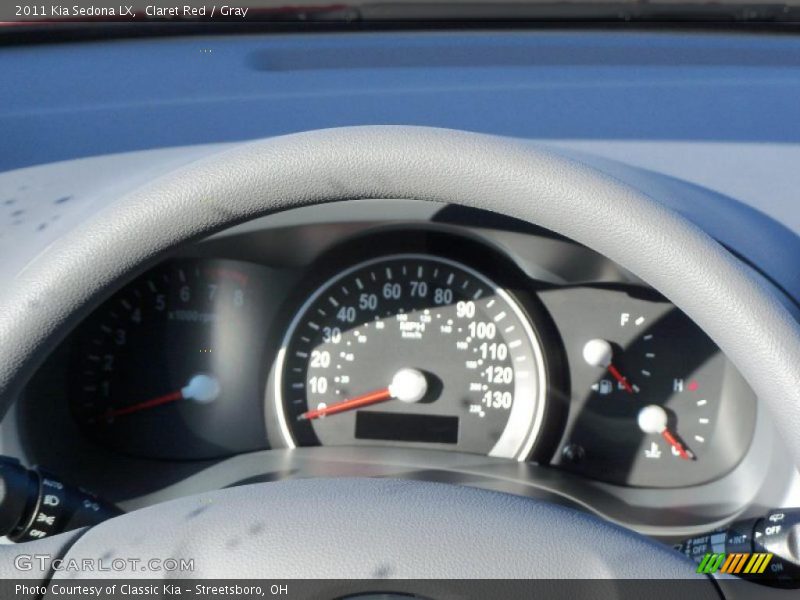 Claret Red / Gray 2011 Kia Sedona LX