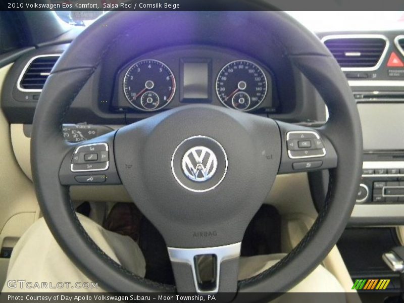 Salsa Red / Cornsilk Beige 2010 Volkswagen Eos Komfort