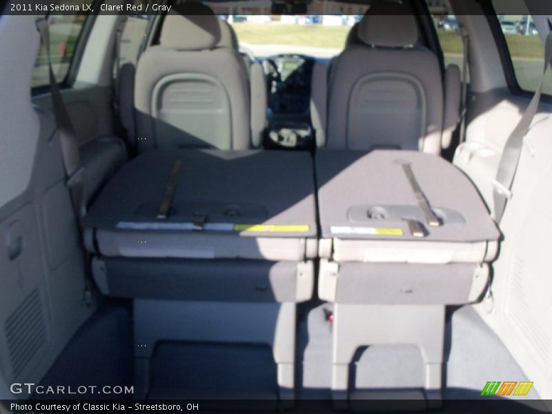 Claret Red / Gray 2011 Kia Sedona LX